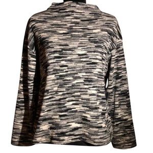 NWT Rafaela black, grey and white sweater. size 8
